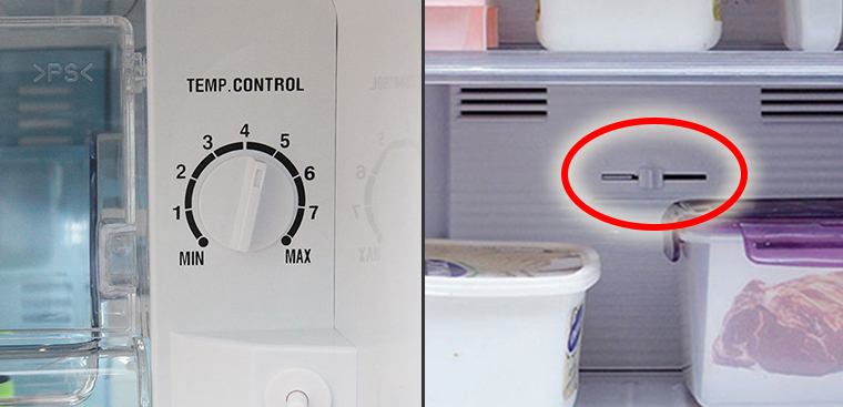 Tính năng của 2 nút điều chỉnh nhiệt độ trên tủ lạnh