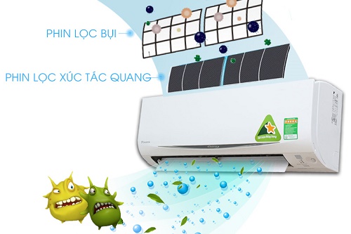 Phin lọc xúc tác quang Apatit Titan